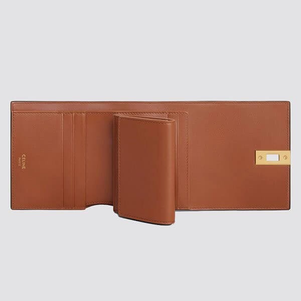 国内即発 セリーヌ 偽物 スモール トリフォールドウォレット コピー ミニ財布10F523CQ7.38NO