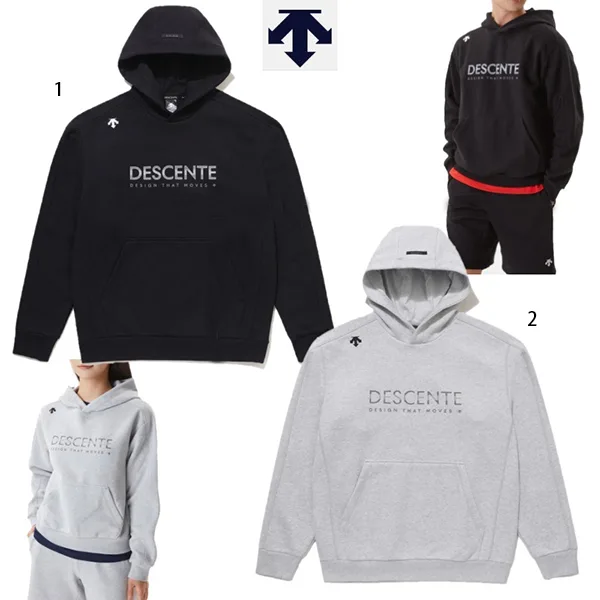 デサント スーパーコピー フレンチテリー グラフィック フーディー 2色 dst0004