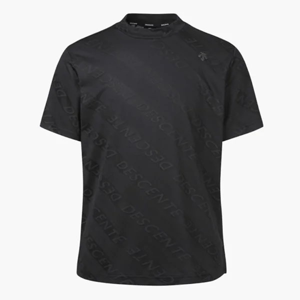 デサント 偽物 ゴルフ メンズ ジャカード 半袖 Tシャツ 2色 dst0007