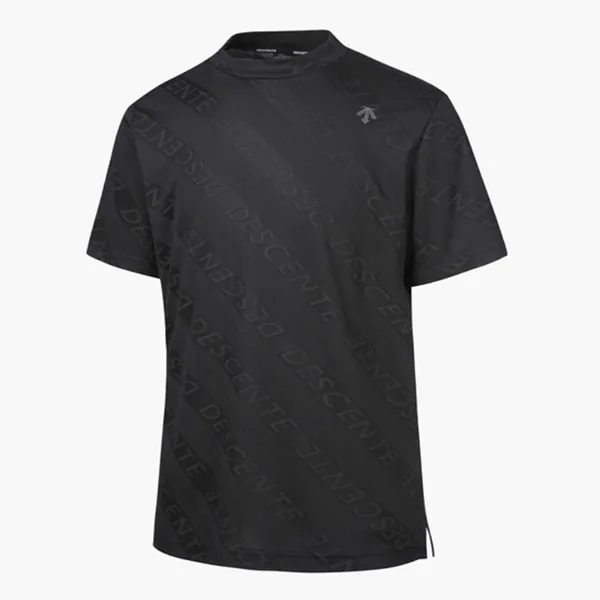 デサント 偽物 ゴルフ メンズ ジャカード 半袖 Tシャツ 2色 dst0007