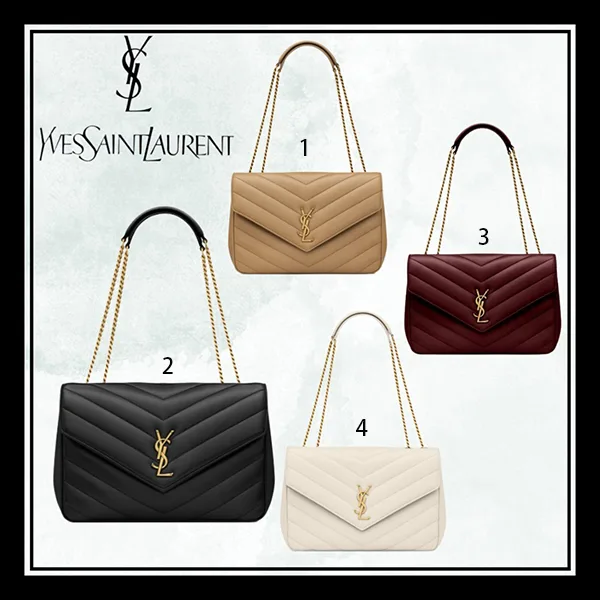 サンローラン コピー ルル ラージ マトラッセ ラムスキン バッグ 4色 ysl125005