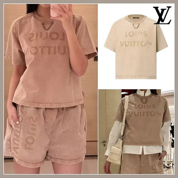 ルイヴィトン ヴィンテージ風Tシャツ スーパーコピー 1AHISV