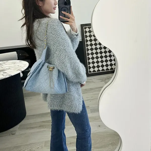 大人気定番☆【25S☆オシャレで実用的☆】シャネル 25 スモール ハンドバッグ 偽物 AS5293-B20603-U0475