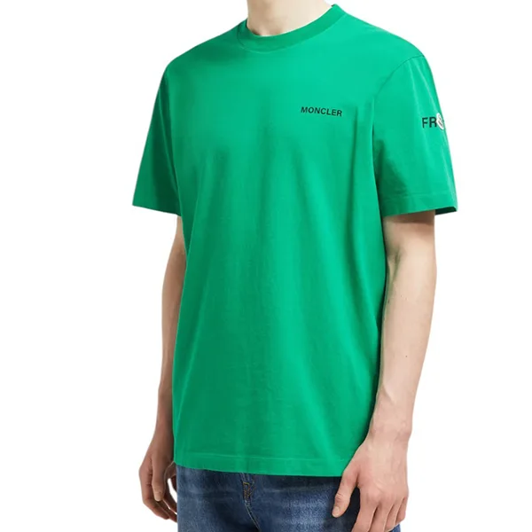★モンクレール × FRGMT★マキシ ロゴ コットン Tシャツ 偽物 2色 M3265999