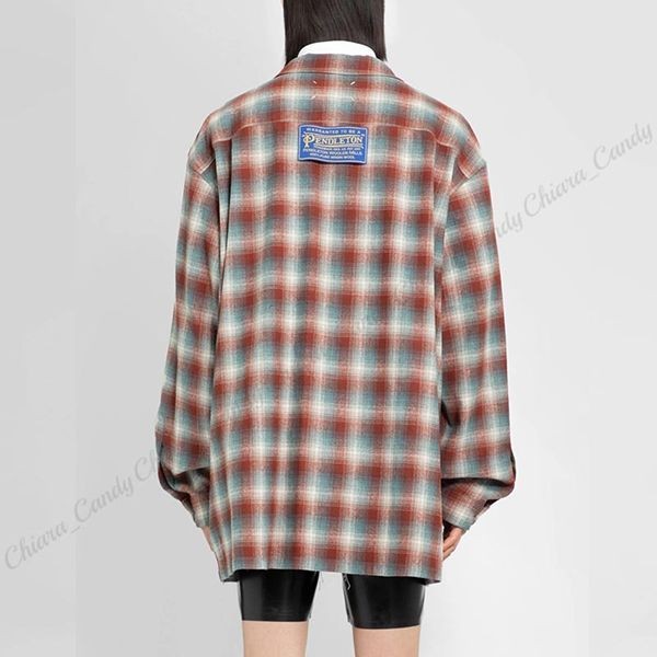 マルジェラ ペンドルトン 偽物【24AW NEW】Maison Margiela_man /Pendleton シャツ/Multicolor