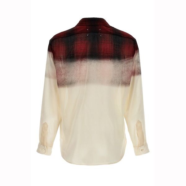 メゾンマルジェラ ペンドルトン 偽物【Maison Margiela】Pendleton コントラスト シャツ