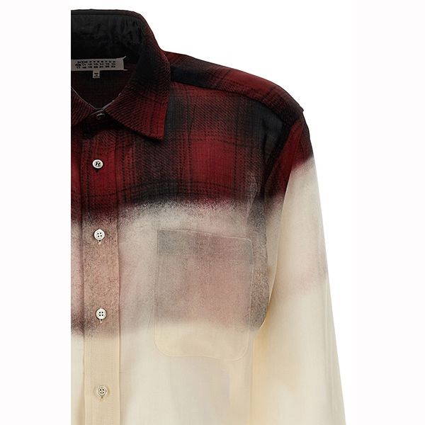 メゾンマルジェラ ペンドルトン 偽物【Maison Margiela】Pendleton コントラスト シャツ