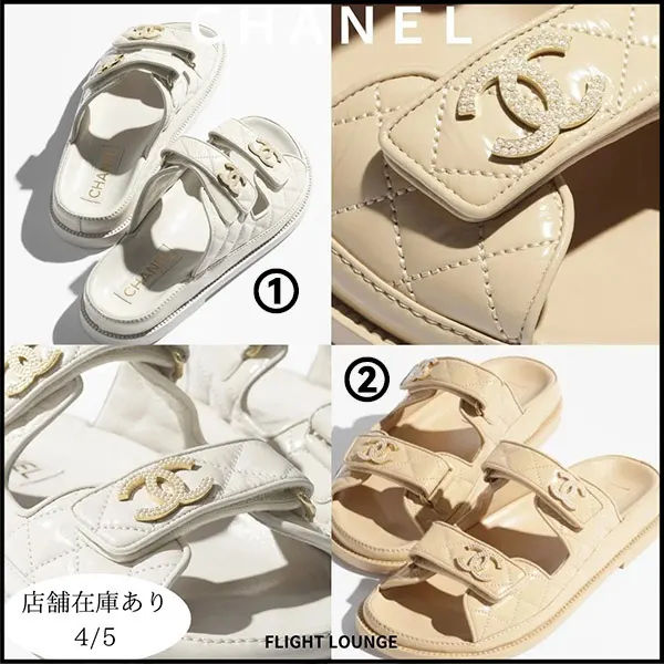人気話題コラボ！新作25SS◆パールのロゴ◆シャネル Mules サンダル コピー G45507-B20276-U0451