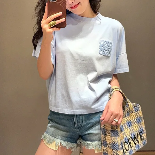 送料込ロエベ  Paulas Ibiza Tシャツ 偽物 コットン S616Y22X81