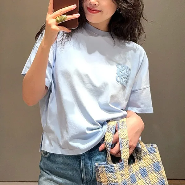 送料込ロエベ  Paulas Ibiza Tシャツ 偽物 コットン S616Y22X81