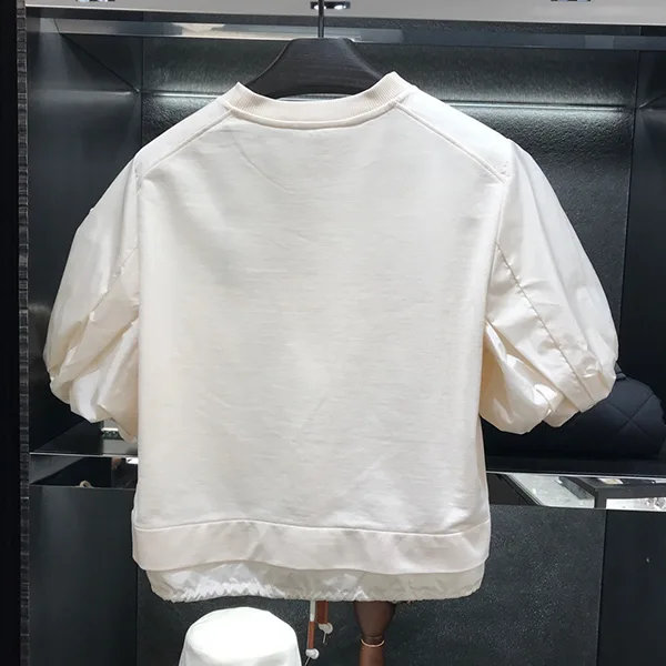 追跡付きで安心届け◆【モンクレール】パフスリーブTシャツ 激安☆2色 K10938C0