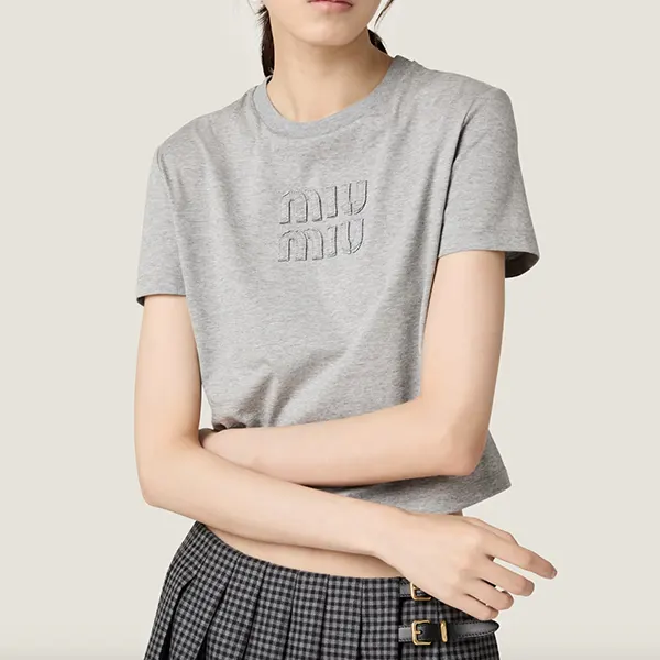 ミュウミュウ ジャージーTシャツ コピー MJN483
