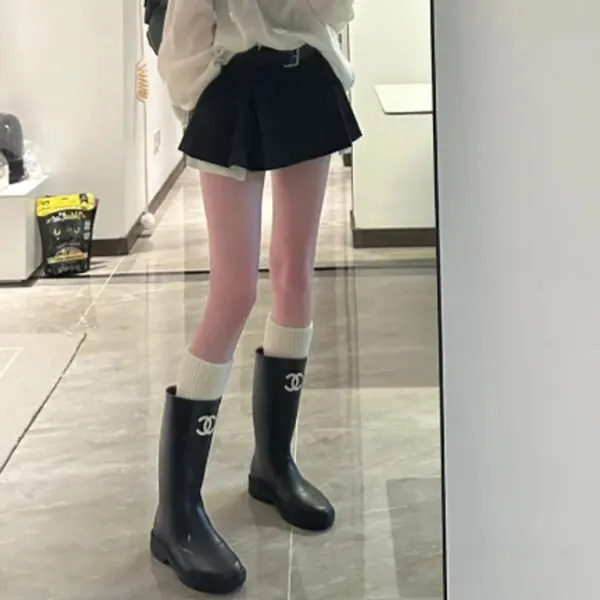先取り！*アイコニックな美脚ブーツ*【シャネル】ロングブーツ 偽物 G39620 X56326 94305