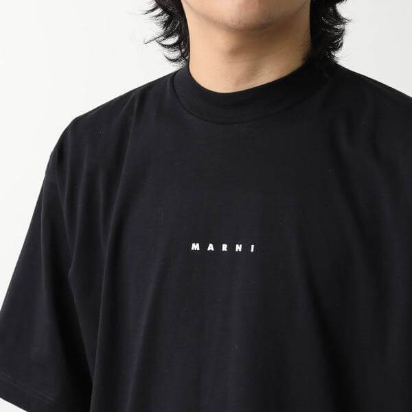 マルニ スーパーコピー MARNI CHEST MINI ロゴ コットンTシャツ HUMU0223P1 USCS87