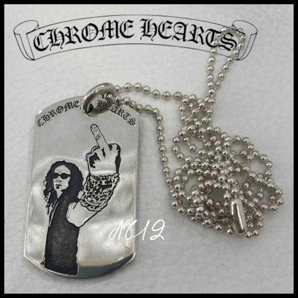 クロムハーツ リチャード スターク アメリカ DOG TAG ネックレス 偽物 ch2567