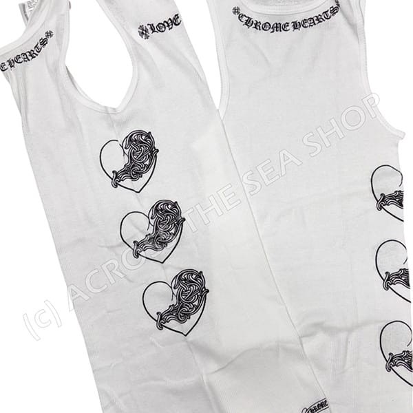 入手困難品！+クロムハーツ+ Love You タンクトップ 偽物 キャミソール ch25613