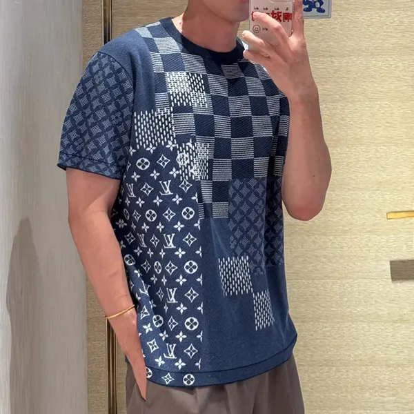 ルイヴィトン ダミエTシャツ 偽物 ユニセックス 1AIMBU