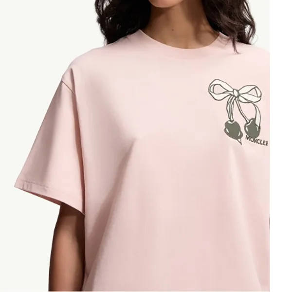 モンクレール ビーズロゴ コットン Ｔシャツ パチモン K20938C000