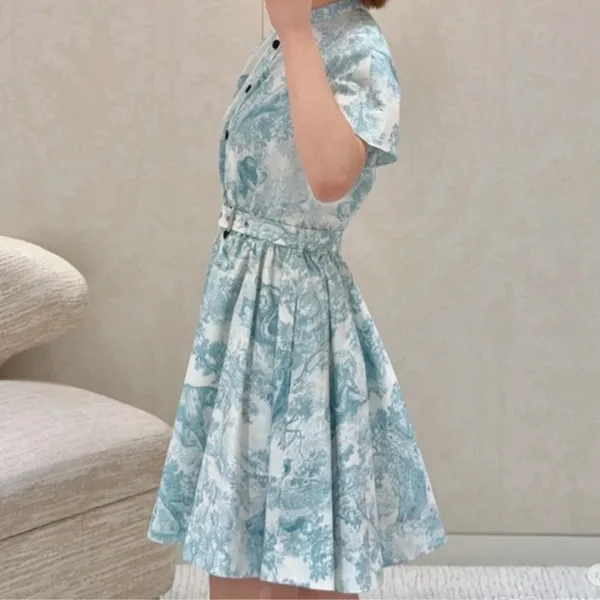 確保済み！【清涼感あふれる♪】ディオール ショート シャツドレス コピー 541D12A3327