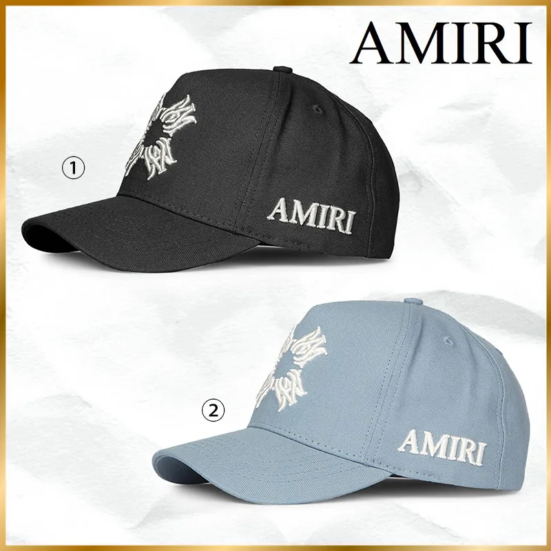 アミリ キャンバスベースボールキャップ コピー商品 2色 am20254412