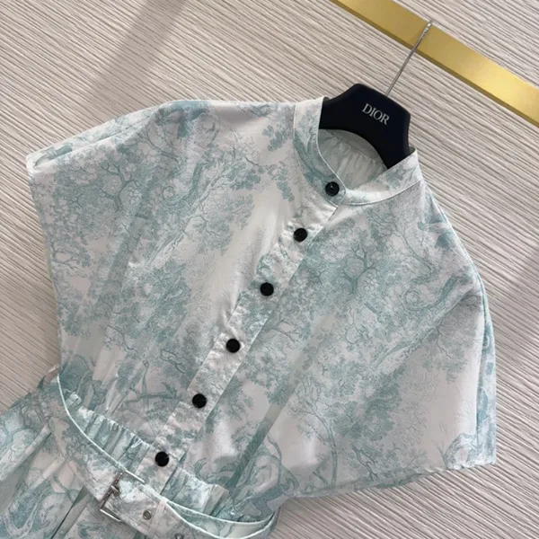 確保済み！【清涼感あふれる♪】ディオール ショート シャツドレス コピー 541D12A3327