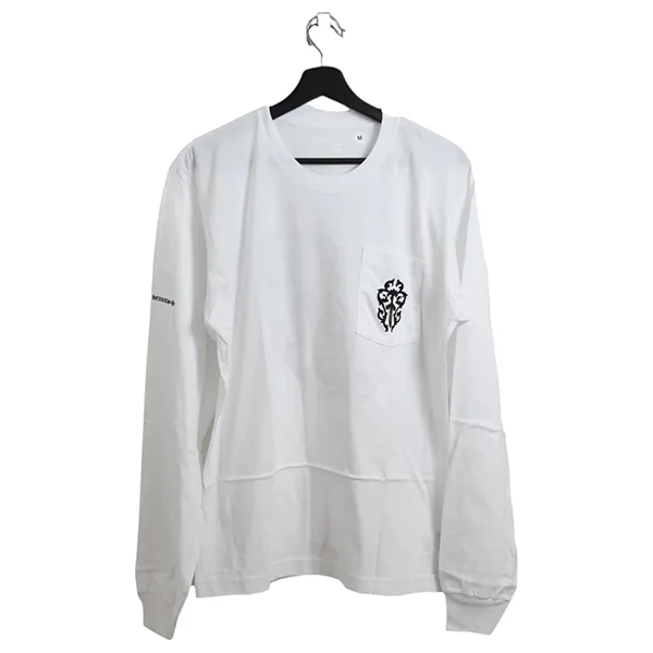 追跡付クロムハーツ★Black Sword ロングスリーブTシャツ ホワイト ch257161
