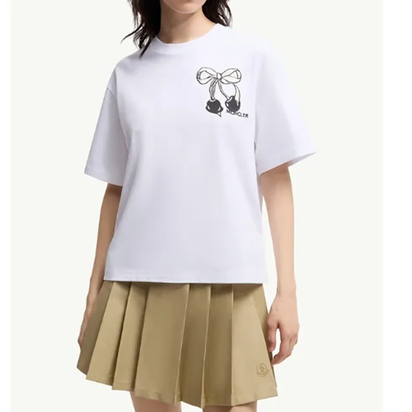 モンクレール ビーズロゴ コットン Ｔシャツ パチモン K20938C000