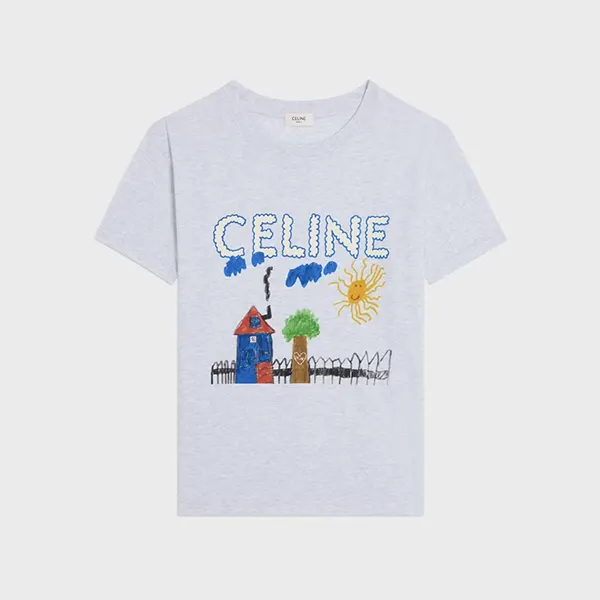 セリーヌ レギュラー Tシャツ コピー コットンジャージー RX0BZ507Z