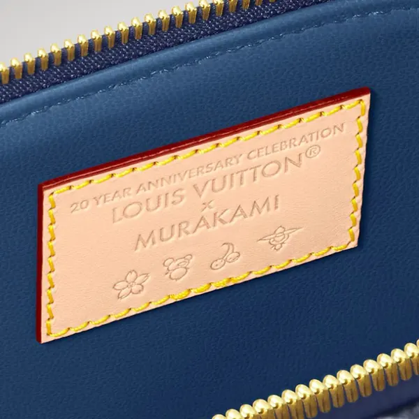ルイヴィトン×村上隆 クッサンPM コピー デニムチェリー M14978