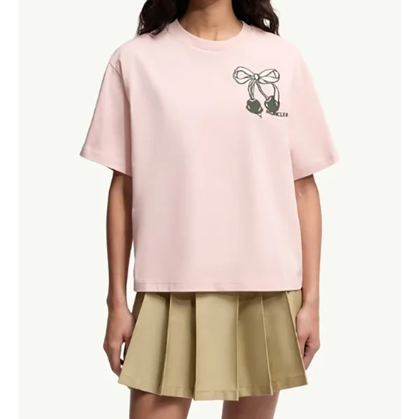 モンクレール ビーズロゴ コットン Ｔシャツ パチモン K20938C000