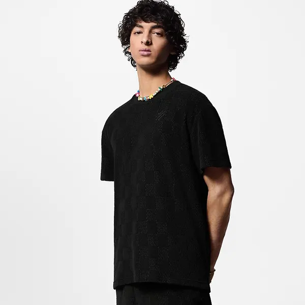 ルイヴィトン ダミエフレンチテリーコットンTシャツ 偽物 1AFRBH