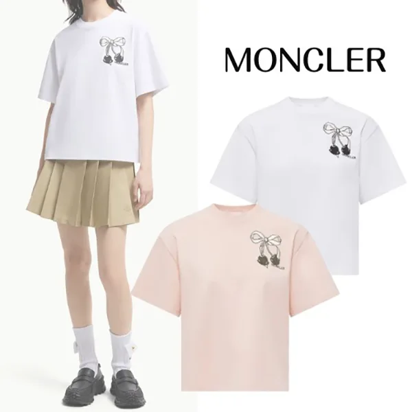 モンクレール ビーズロゴ コットン Ｔシャツ パチモン K20938C000