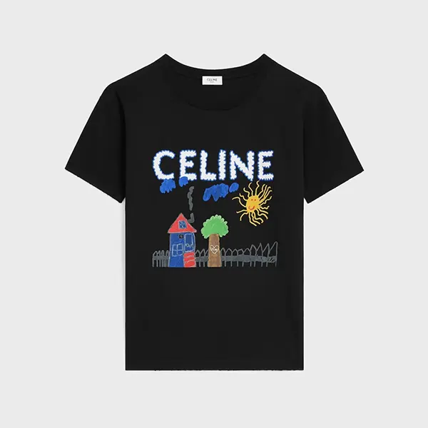 セリーヌ レギュラー Tシャツ コピー コットンジャージー RX0BZ507Z