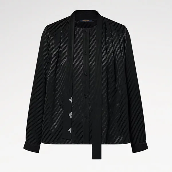 【シックに上品で魅力的♪】ルイヴィトン 偽物★シルクブラウス 1AHHJV
