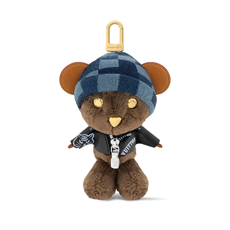 【可愛い】ルイヴィトン バッグ チャームLV ルイ ベア 並行輸入品 4色 M03176