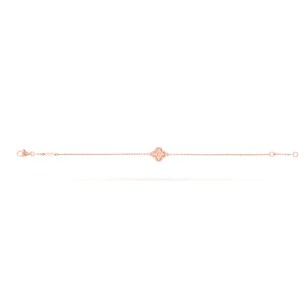 完売人気ヴァンクリーフ スウィート アルハンブラ ブレスレット 18K ローズゴールド VCARO8DC00
