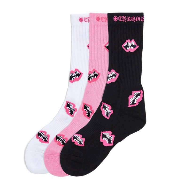 クロムハーツ ソックス 偽物 靴下 3足セット 全10種★入手困難