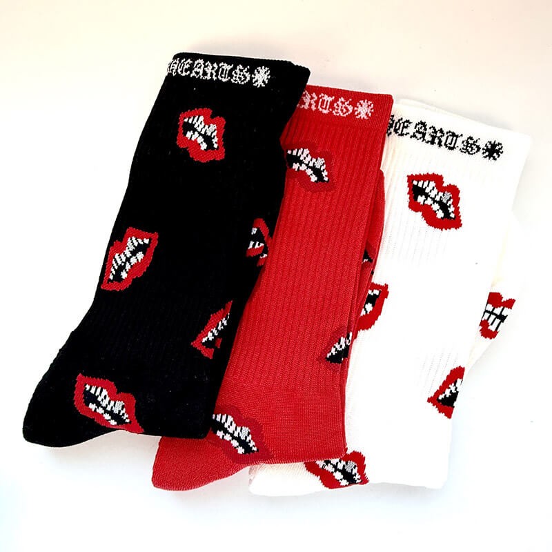 クロムハーツ ソックス 偽物 靴下 3足セット 全10種★入手困難