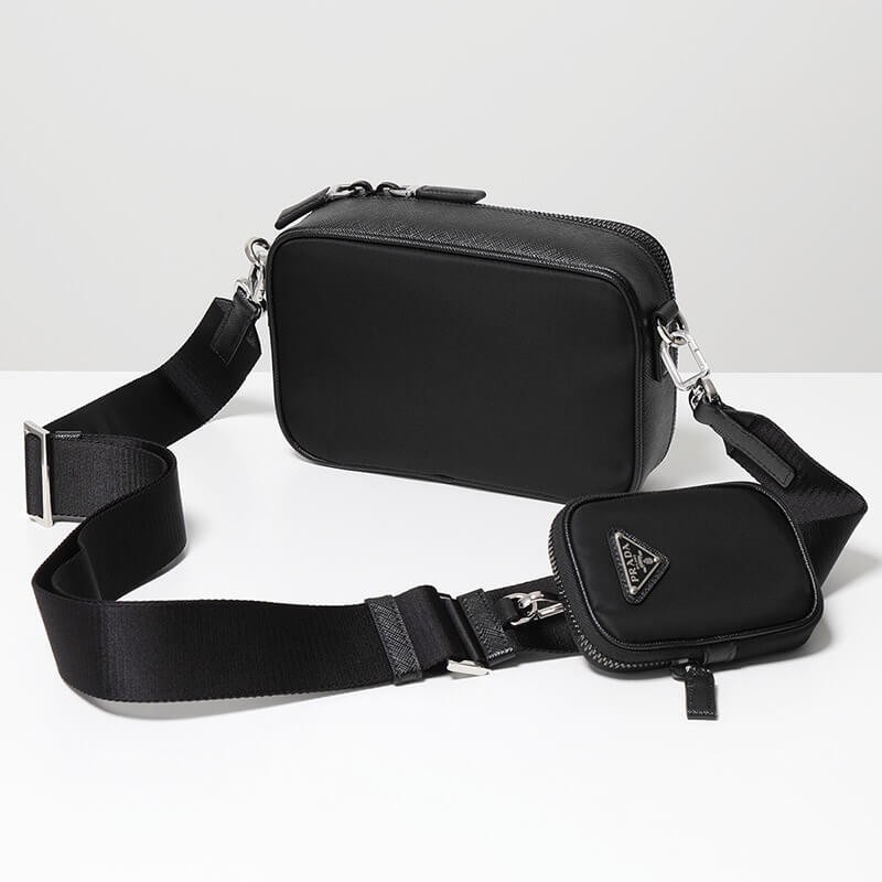 プラダ スーパーコピー ショルダーバッグ Re-Nylon xサフィアーノレザー バッグ 2VH070 2DMH