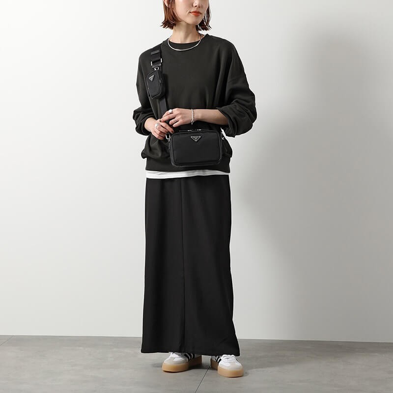 プラダ スーパーコピー ショルダーバッグ Re-Nylon xサフィアーノレザー バッグ 2VH070 2DMH