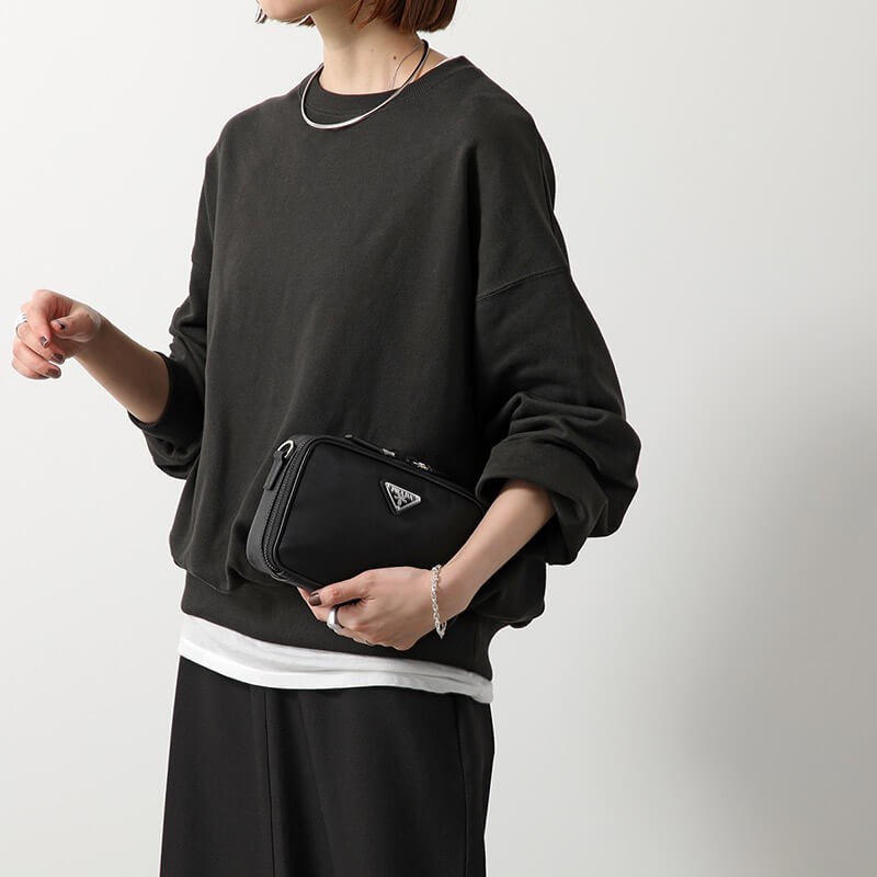 プラダ スーパーコピー ショルダーバッグ Re-Nylon xサフィアーノレザー バッグ 2VH070 2DMH