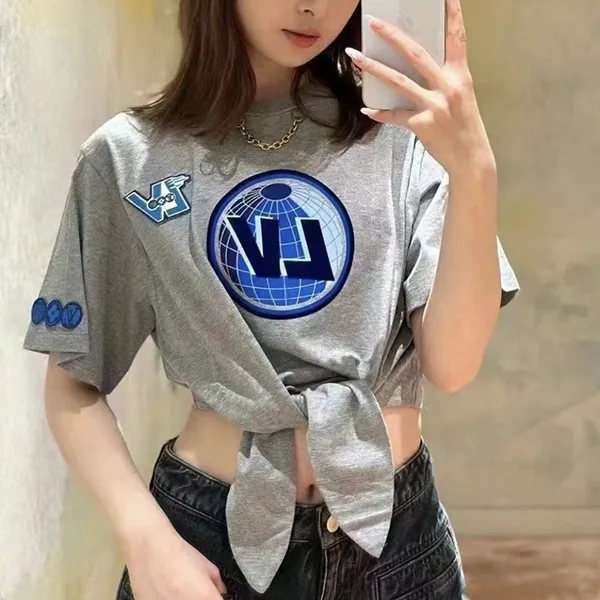 【大人気！】ルイヴィトン コピー グローブセルフタイTシャツ 1ACBW3