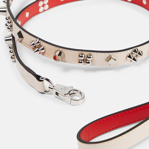 雑誌付録ルブタン Loubicollar コピー レザー 犬用 首輪＆リード セット lo258141