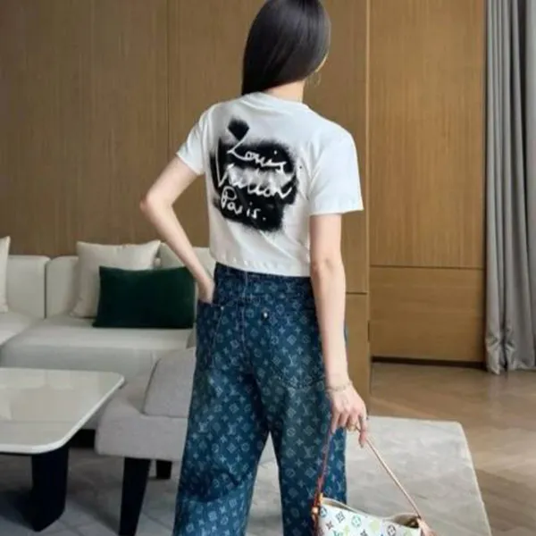 【お洒落で可愛い】ルイヴィトン スプレーTシャツ スーパーコピー 1AHK80