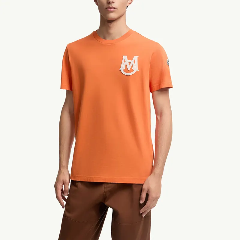 新作入手困難★モンクレール モノグラムコットン Tシャツ パロディ ロゴ 5色 mk20250804