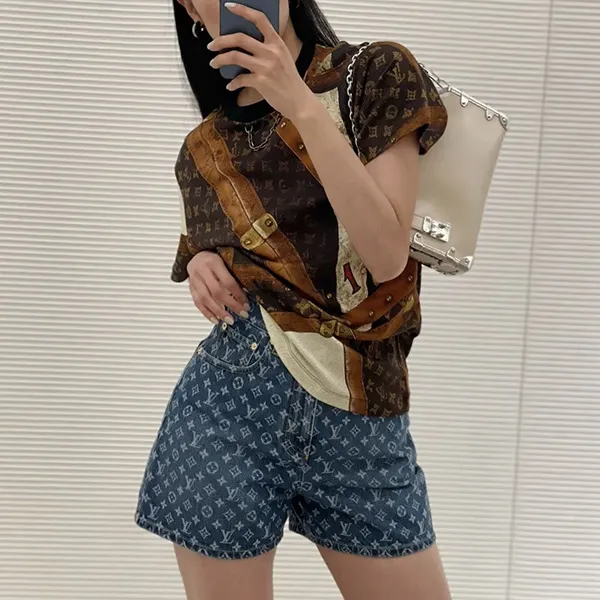 【お洒落♪】ルイヴィトン コピー★クルーネックTシャツ 1AGGLF