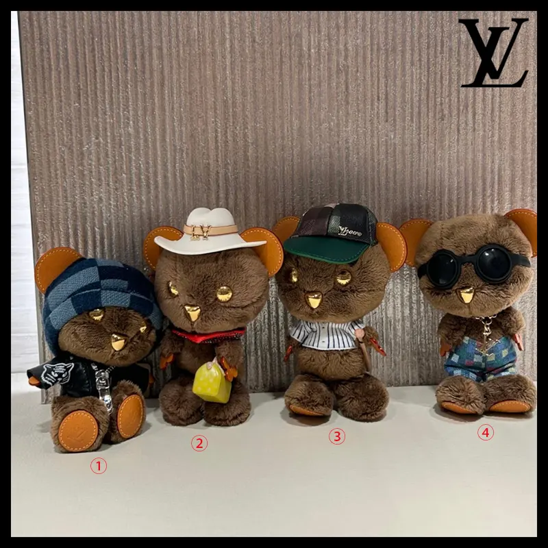 【可愛い】ルイヴィトン バッグ チャームLV ルイ ベア 並行輸入品 4色 M03176