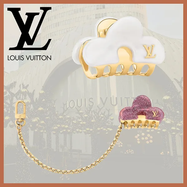 【オシャレなヘアスタイル】ルイヴィトン バッグチャーム・LV ヘアクリップ 偽物 M02912 M02868