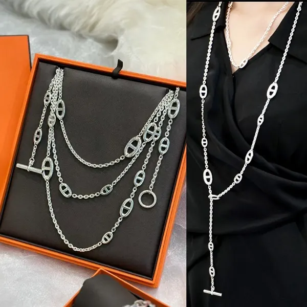 エルメス ファランドールロングネックレス 偽物 H104568B