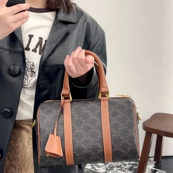 セリーヌ ミディアムボストンバッグ n級品 トリオンフ 121322CAS.04LU